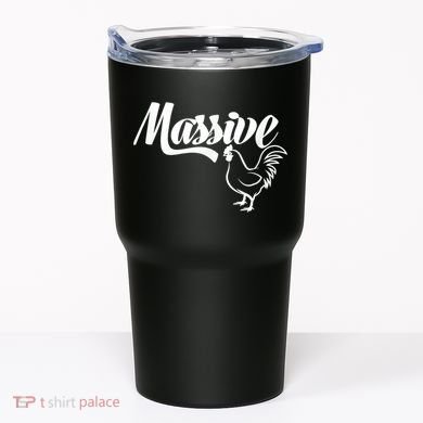 Massive Cock Funny Rooster And Cockerel Chicken Tumbler