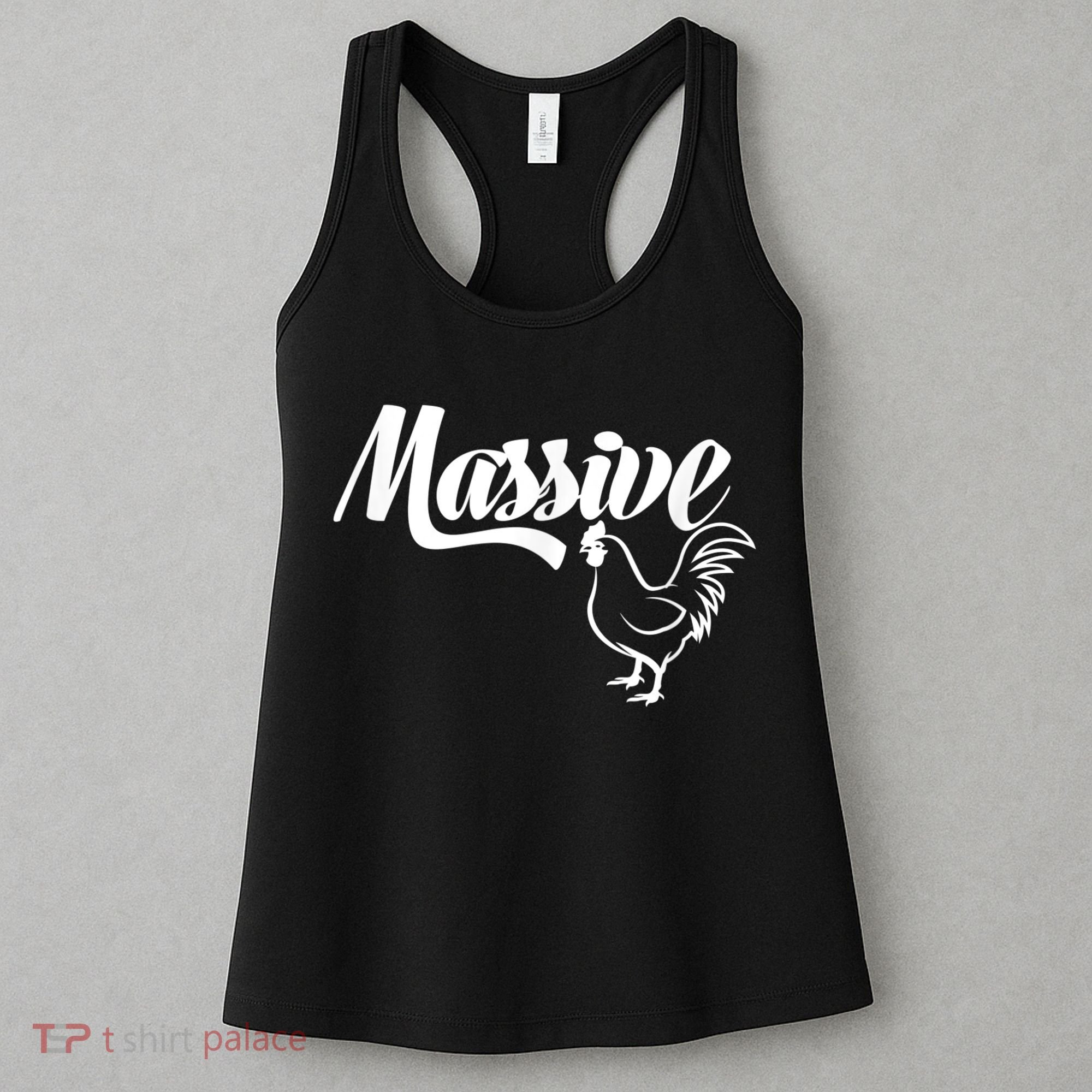 Massive Cock Funny Rooster And Cockerel Chicken Women's Tank Top