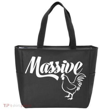 Massive Cock Funny Rooster And Cockerel Chicken Tote Bag