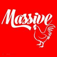 Massive Cock Funny Rooster And Cockerel Chicken Santa Hat thumb 1