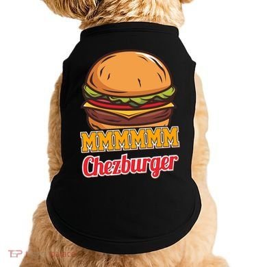 Mmmm Chezburger Funny Hamburger Outfit Hamburger Great Gift Doggie Tank