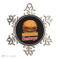 Mmmm Chezburger Funny Hamburger Outfit Hamburger Great Gift Ornament thumb 0