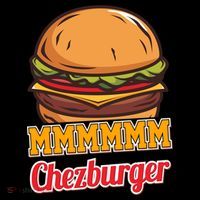 Mmmm Chezburger Funny Hamburger Outfit Hamburger Great Gift Ornament thumb 1