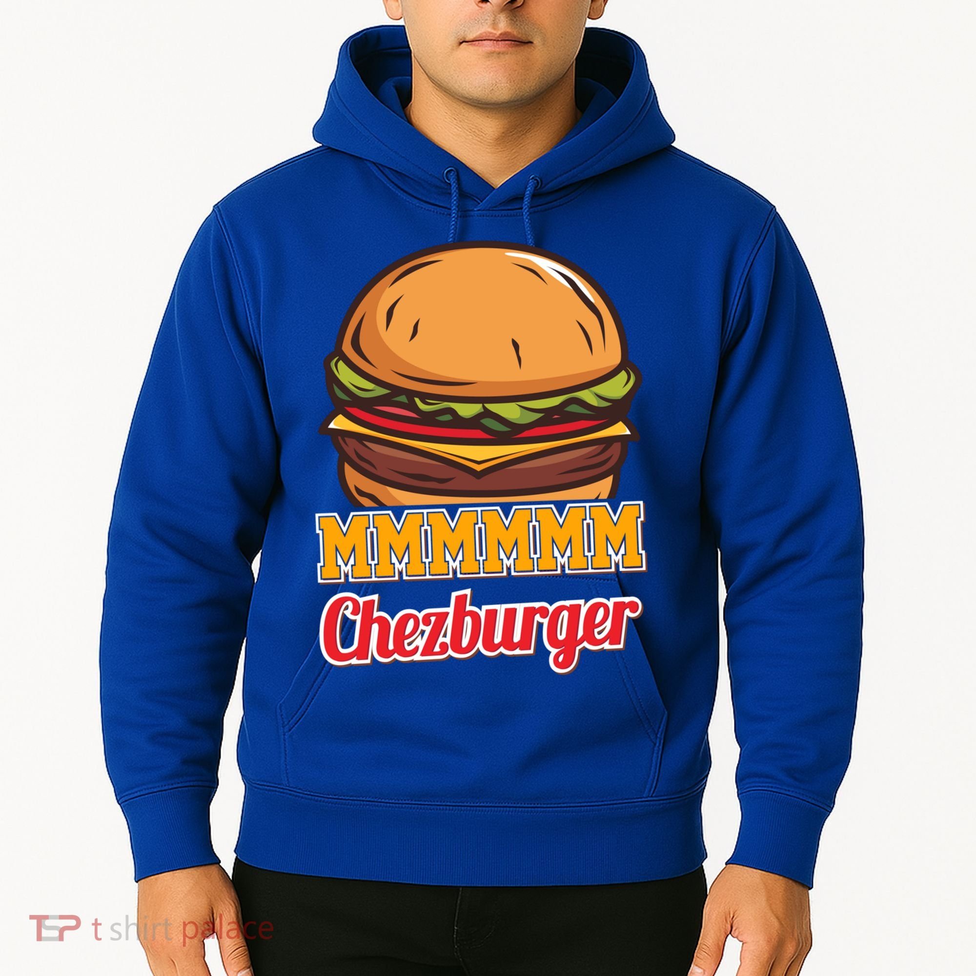 Mmmm Chezburger Funny Hamburger Outfit Hamburger Great Gift Hoodie