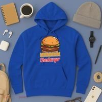 Mmmm Chezburger Funny Hamburger Outfit Hamburger Great Gift Hoodie thumb 3