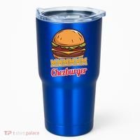 Mmmm Chezburger Funny Hamburger Outfit Hamburger Great Gift Tumbler thumb 0