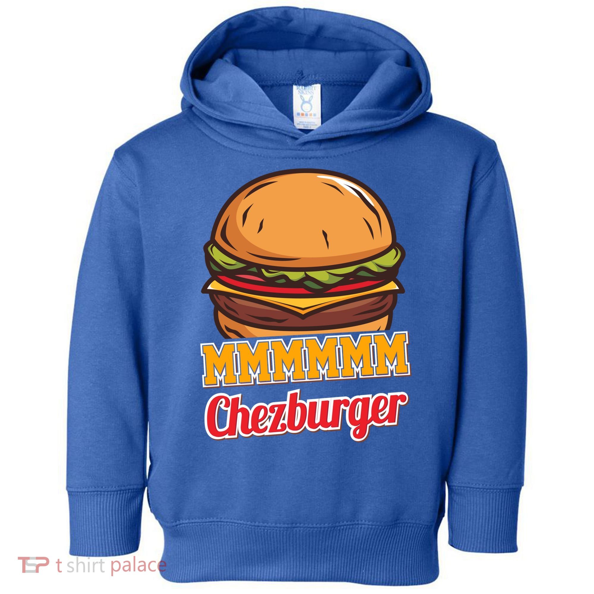 Mmmm Chezburger Funny Hamburger Outfit Hamburger Great Gift Toddler Hoodie