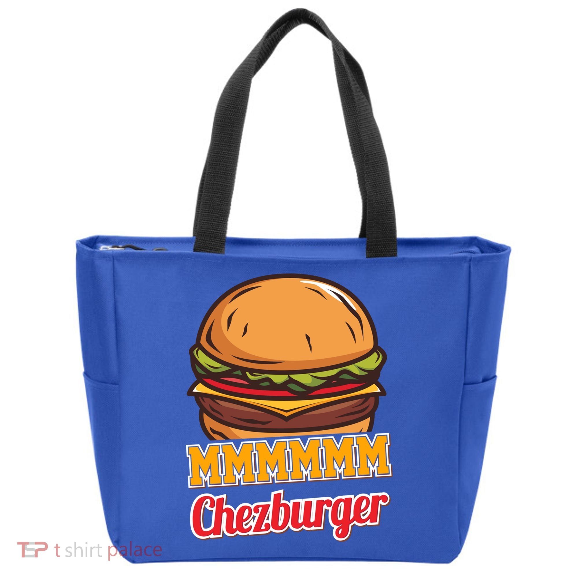 Mmmm Chezburger Funny Hamburger Outfit Hamburger Great Gift Tote Bag