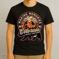 Mountains Camping Family Trip Colorado Family Vacation T-Shirt thumb 3