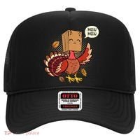 Meow Cat Funny Turkey Thanksgiving Holiday Hat thumb 0