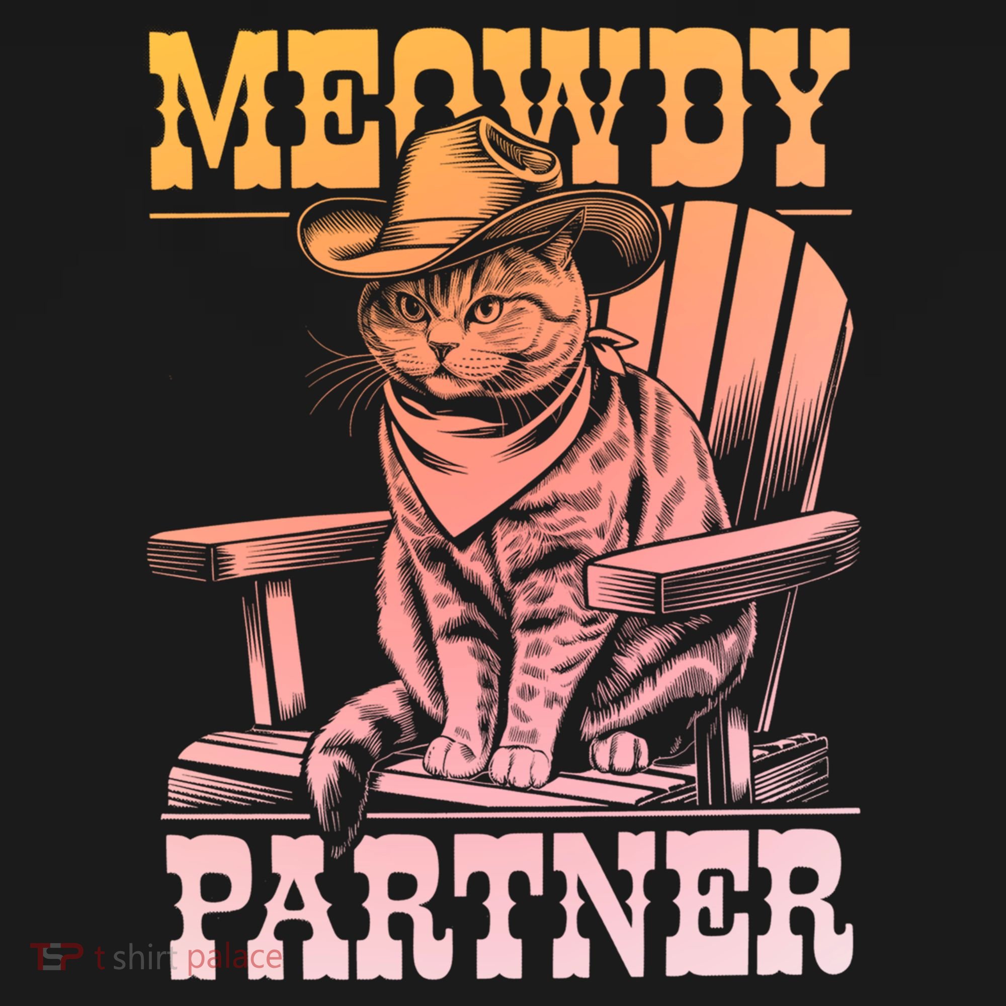 Meowdy Cat Funny Cowboy Western Graphic Cat Lady Cat Dad  Visor