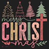 Merry Christmas Faith Christ Christian Women's Sweatshirt thumb 2