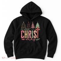 Merry Christmas Faith Christ Christian Hoodie thumb 0