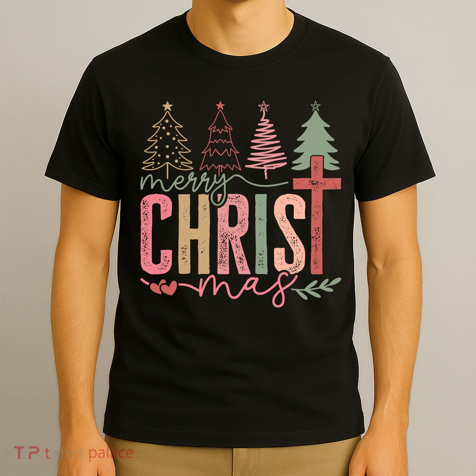 Merry Christmas Faith Christ Christian T-Shirt
