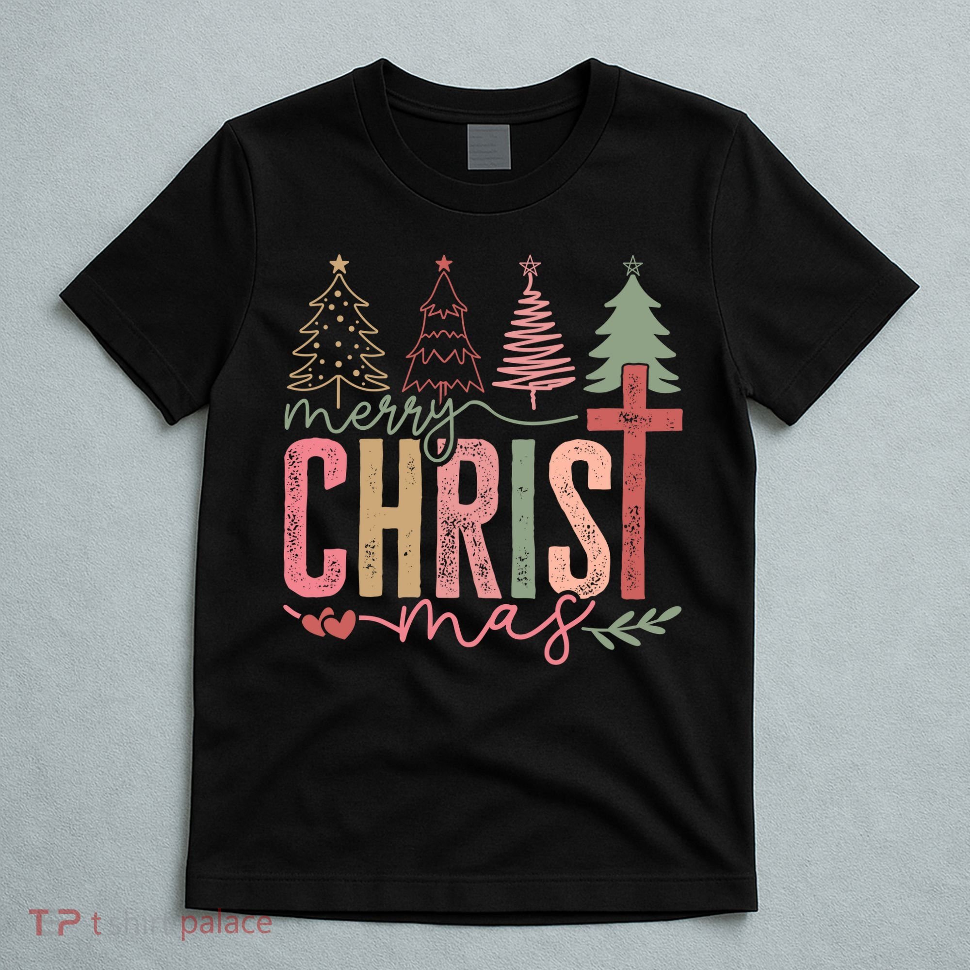 Merry Christmas Faith Christ Christian T-Shirt