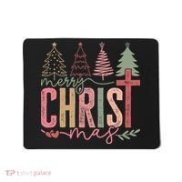 Merry Christmas Faith Christ Christian Mousepad thumb 0