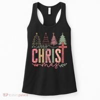 Merry Christmas Faith Christ Christian Women's Tank Top thumb 0