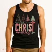 Merry Christmas Faith Christ Christian Tank Top thumb 3