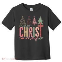 Merry Christmas Faith Christ Christian Toddler T-Shirt thumb 0