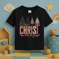 Merry Christmas Faith Christ Christian Toddler T-Shirt thumb 3