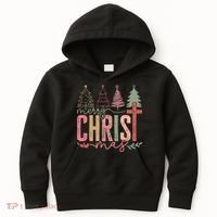 Merry Christmas Faith Christ Christian Kids Hoodie thumb 0