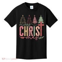 Merry Christmas Faith Christ Christian Kids T-Shirt thumb 0