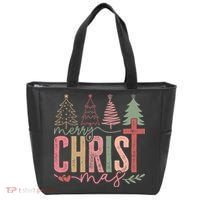 Merry Christmas Faith Christ Christian Tote Bag thumb 0