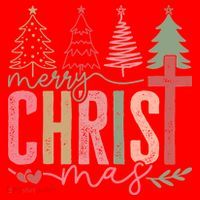 Merry Christmas Faith Christ Christian Santa Hat thumb 1