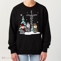 Merry Christmas Faith Hope Love Christmas Snowmen Gift Women's Sweatshirt thumb 0