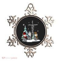 Merry Christmas Faith Hope Love Christmas Snowmen Gift Ornament thumb 0