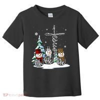 Merry Christmas Faith Hope Love Christmas Snowmen Gift Toddler T-Shirt thumb 0