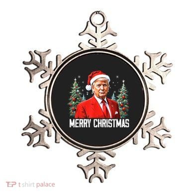 Merry Christmas Funny Santa Trump 2024 Xmas Gift Ornament