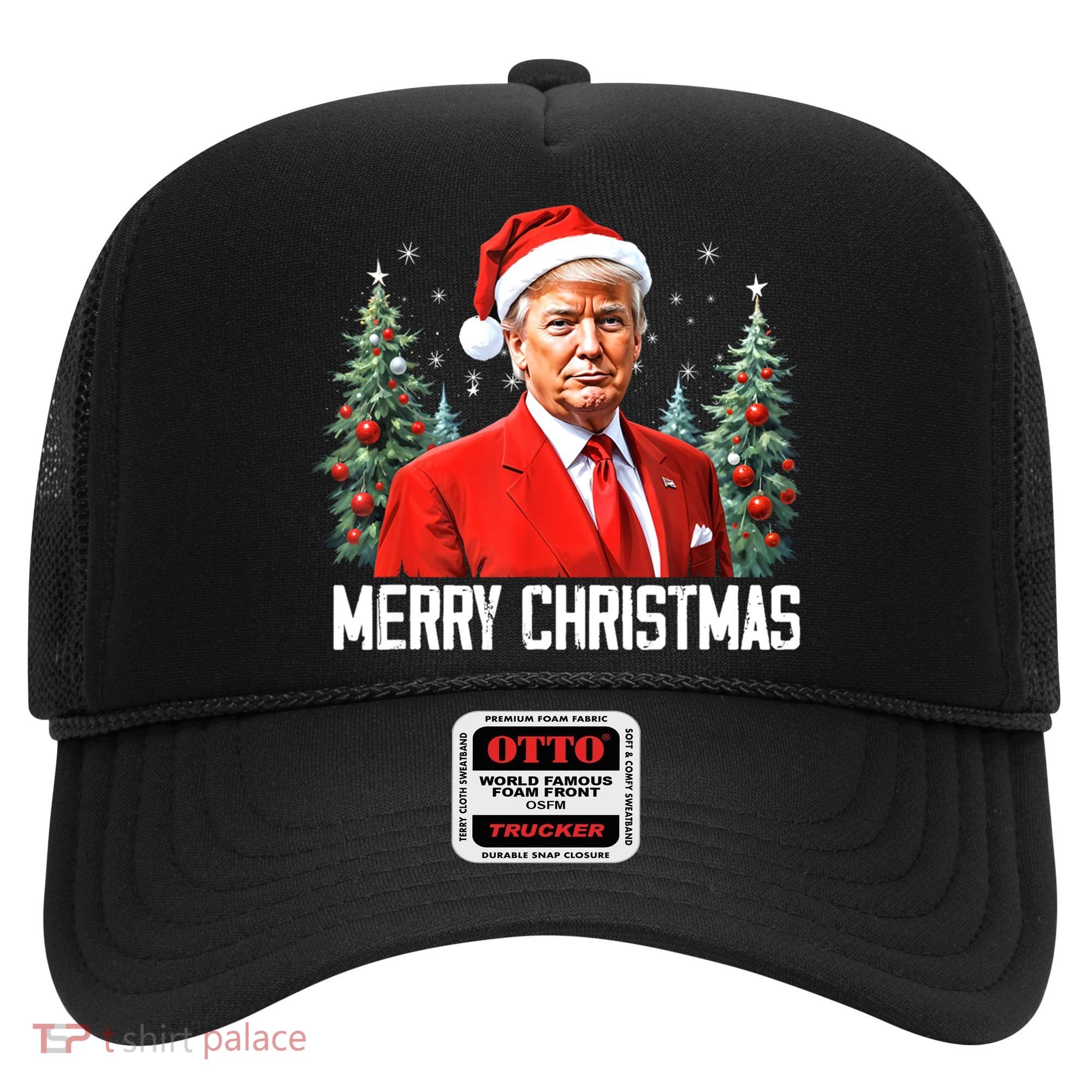 Merry Christmas Funny Santa Trump 2024 Xmas Gift Hat