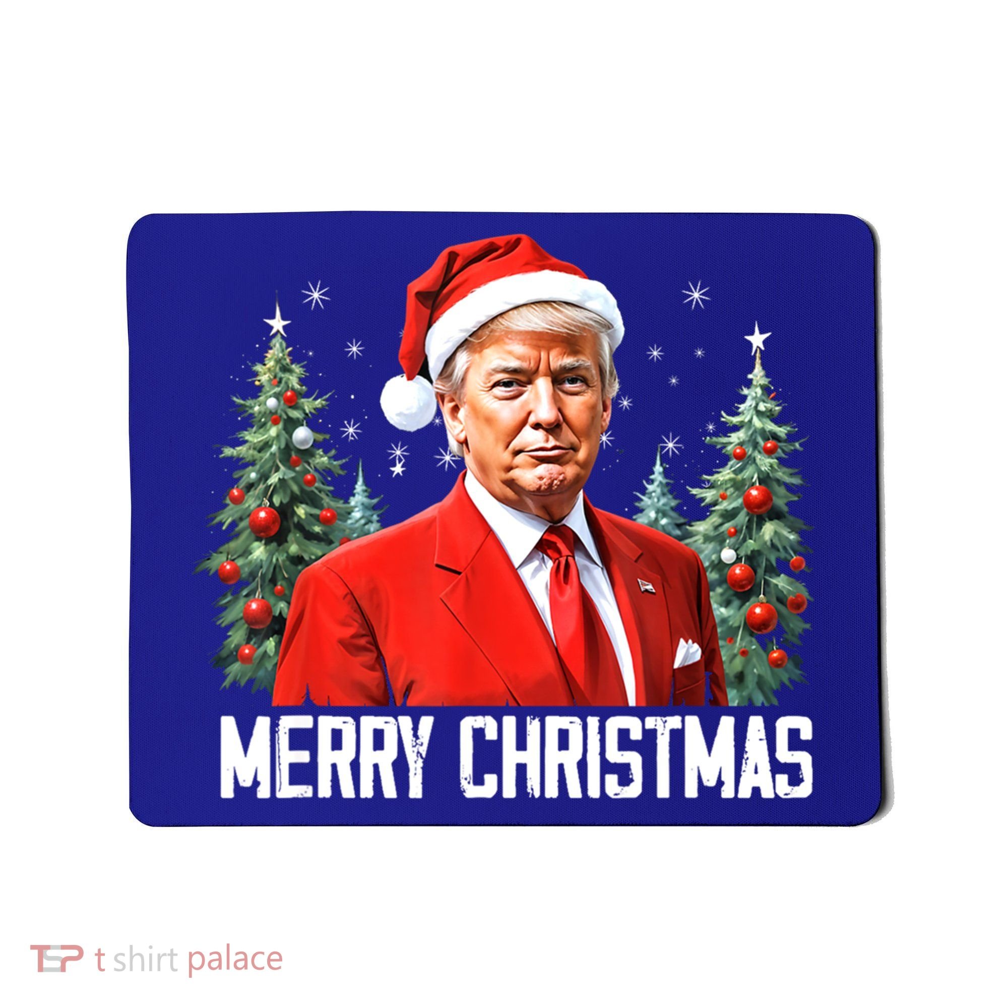 Merry Christmas Funny Santa Trump 2024 Xmas Gift Mousepad
