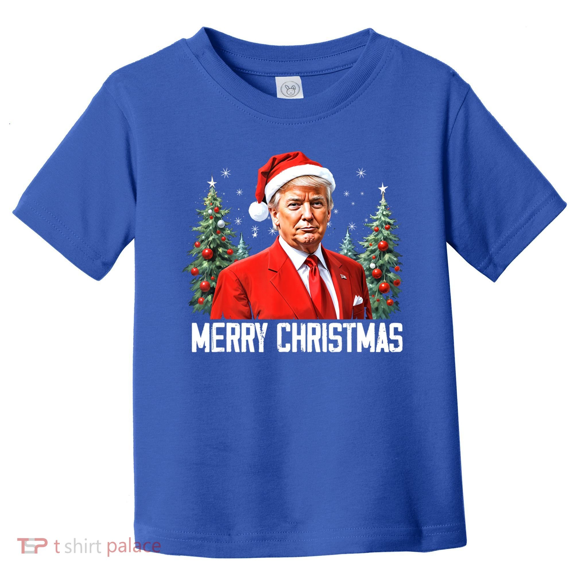 Merry Christmas Funny Santa Trump 2024 Xmas Gift Toddler T-Shirt