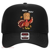 Meow Cat Funny Thanksgiving Turkey Hat thumb 0