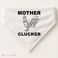 Mother Clucker Funny Chicken USA-Made Doggie Bandana thumb 0