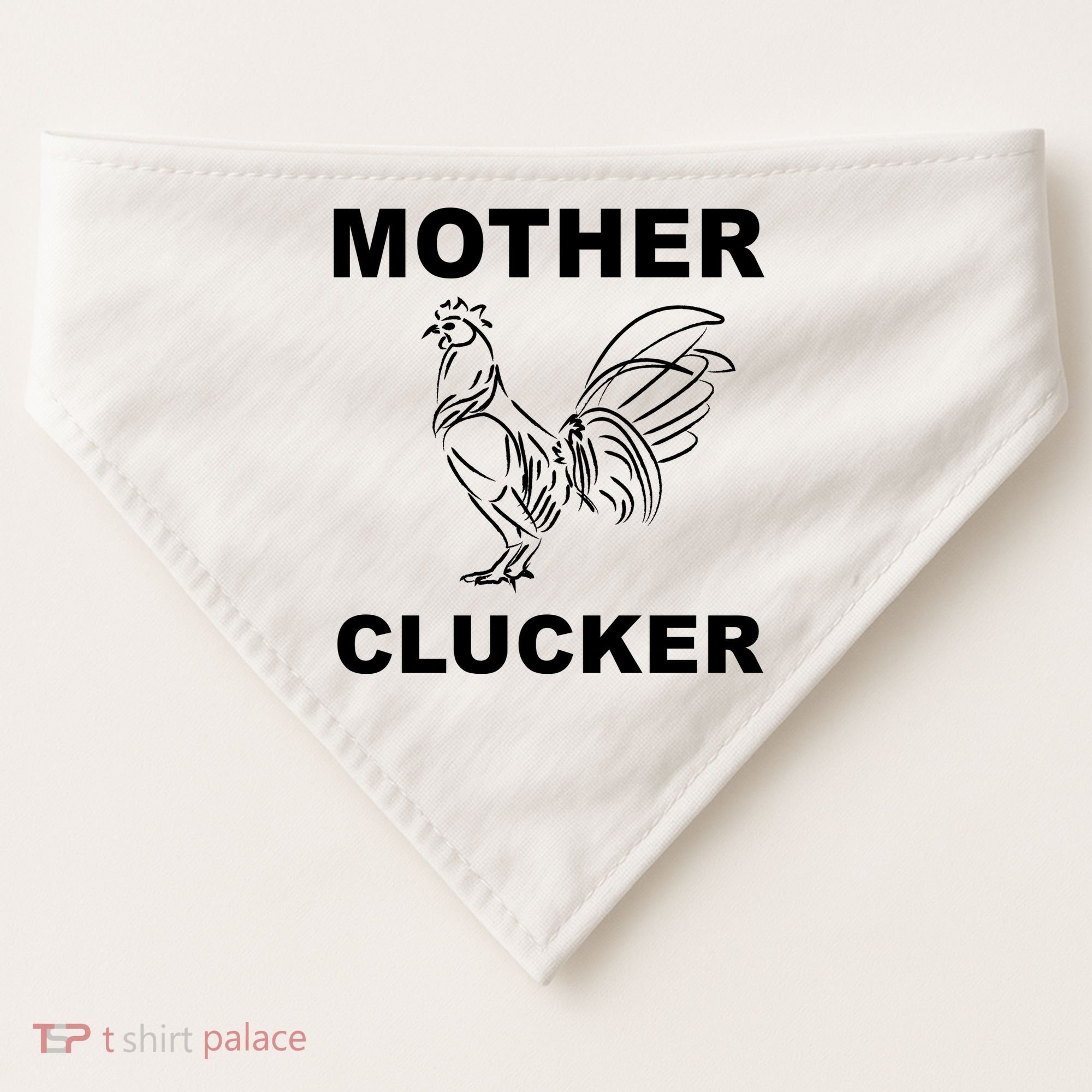 Mother Clucker Funny Chicken USA-Made Doggie Bandana