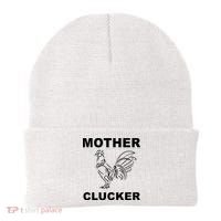 Mother Clucker Funny Chicken Beanie thumb 0