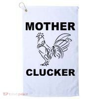 Mother Clucker Funny Chicken Golf Towel thumb 0