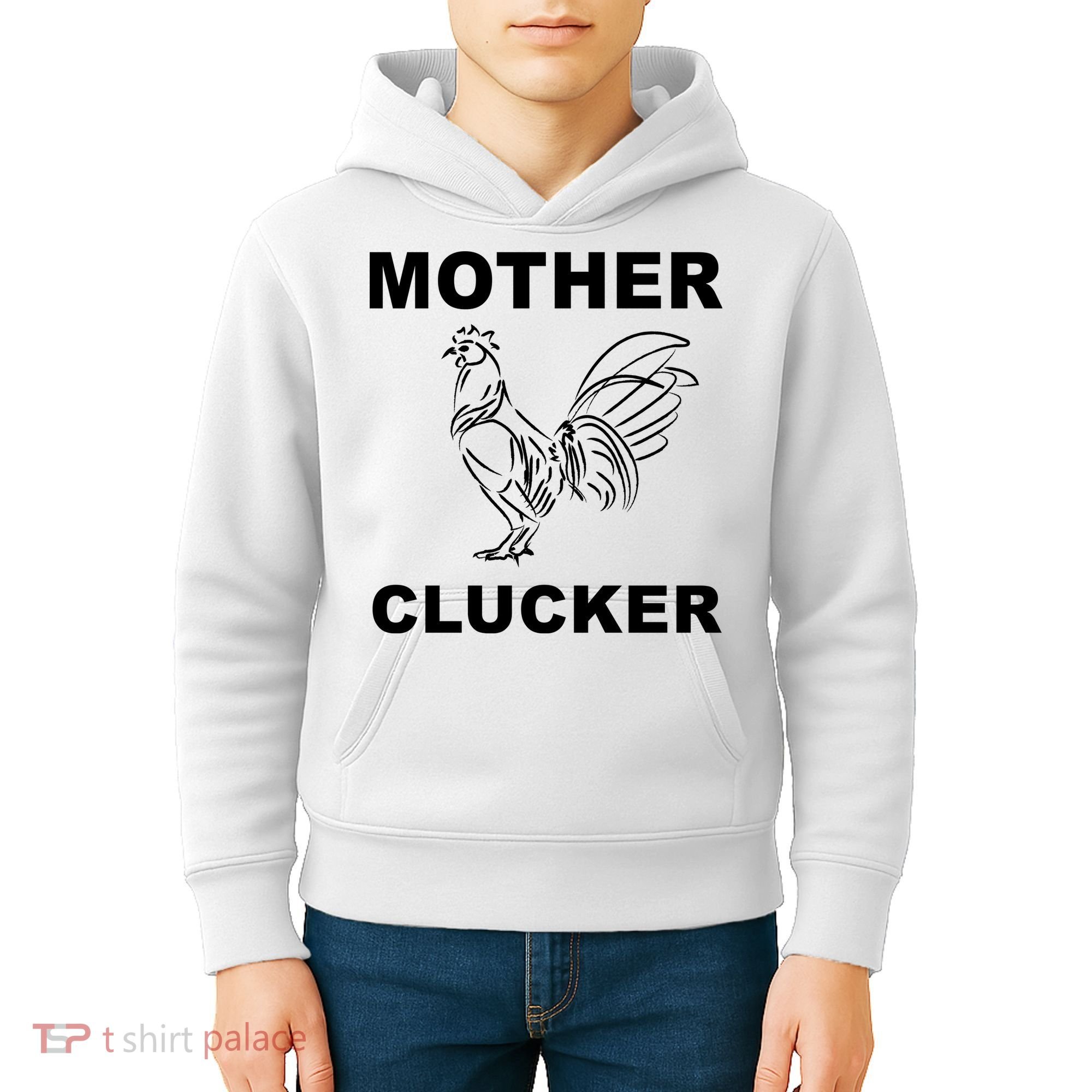 Mother Clucker Funny Chicken Kids Hoodie