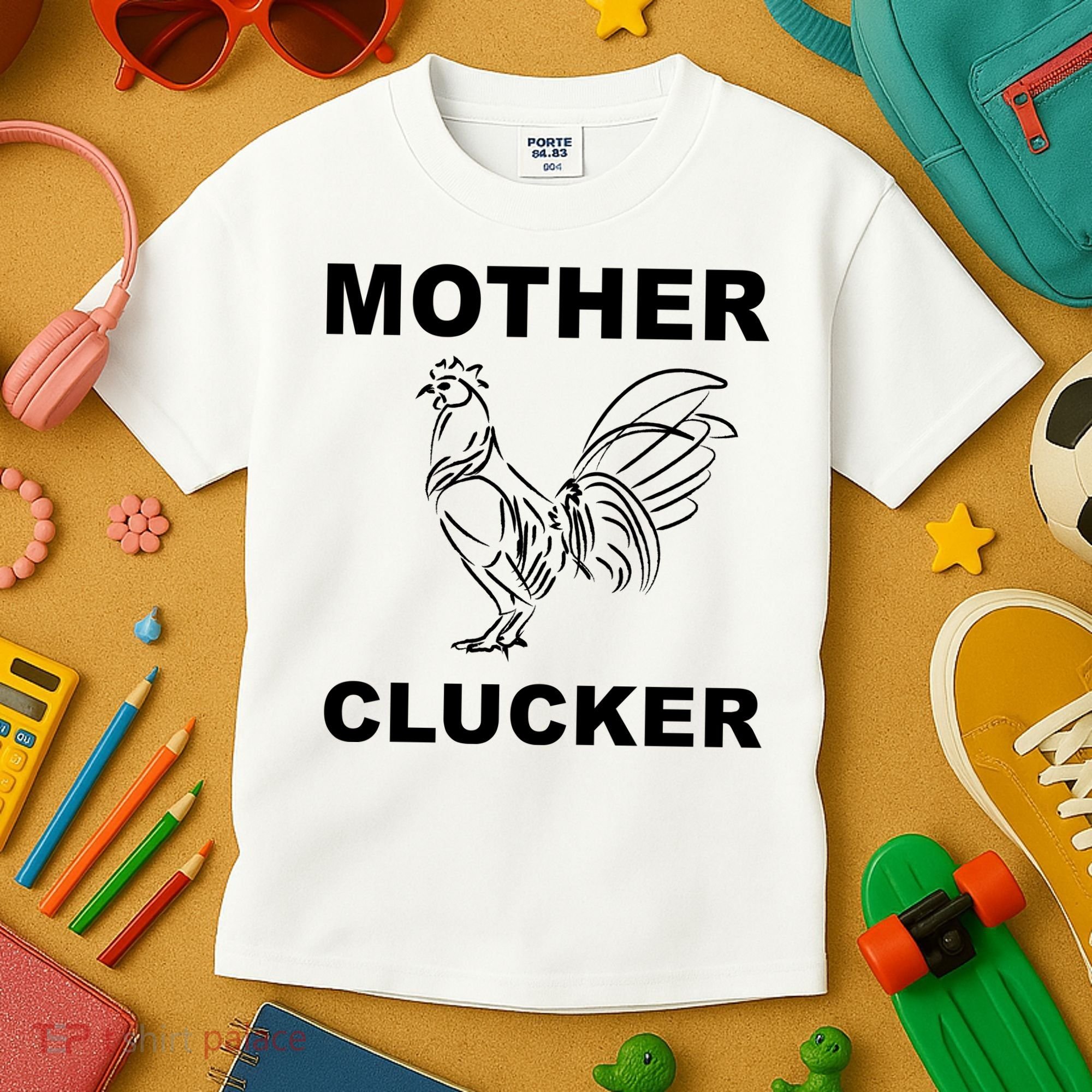 Mother Clucker Funny Chicken Kids T-Shirt