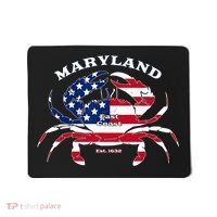 Maryland Crab Flag Patriotic and Quirky Summertime USA Mousepad thumb 0