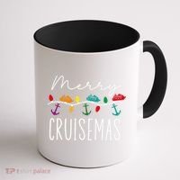 Merry Cruisemas Family Cruise Christmas Cruisin Crew  Coffee Mug thumb 1