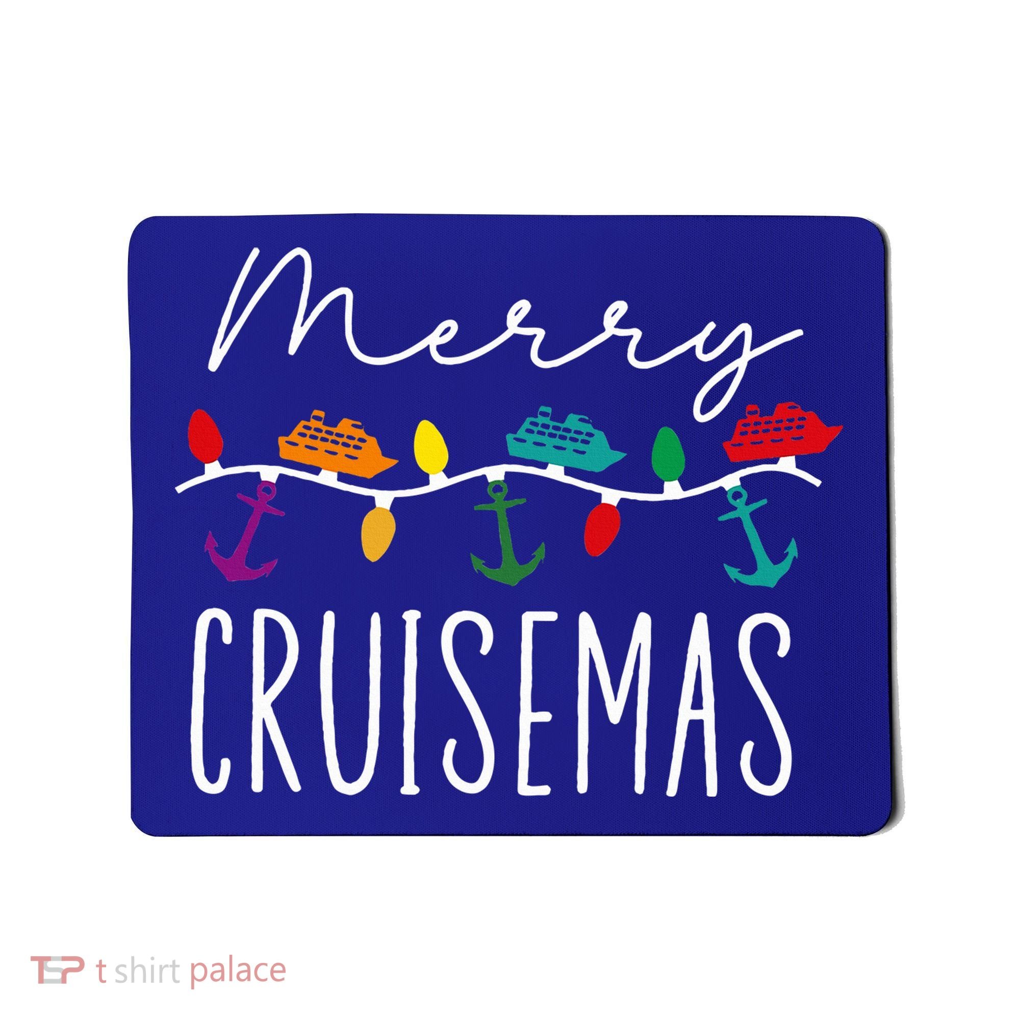 Merry Cruisemas Family Cruise Christmas Cruisin Crew  Mousepad