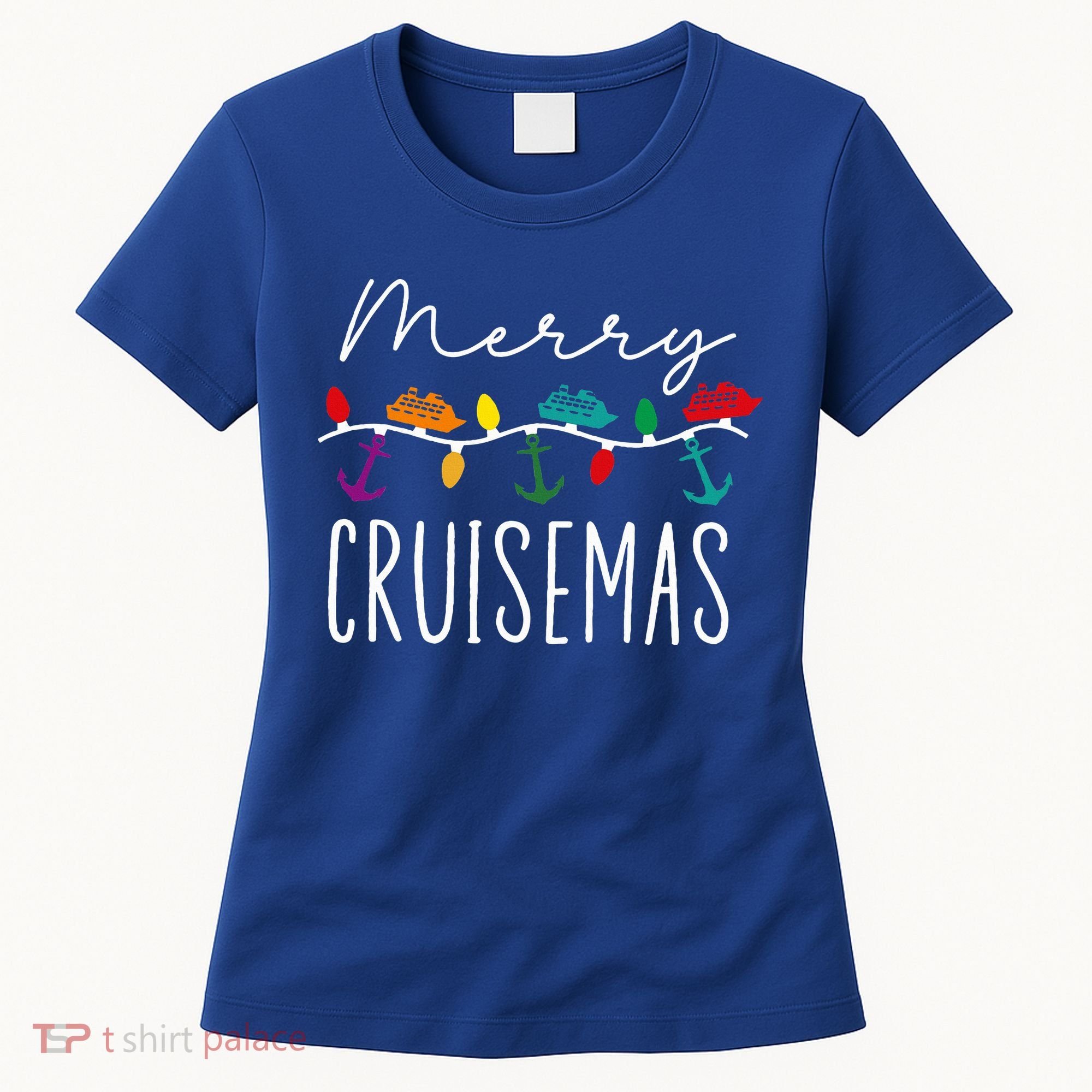 Merry Cruisemas Family Cruise Christmas Cruisin Crew  Women's T-Shirt