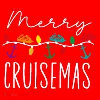 Merry Cruisemas Family Cruise Christmas Cruisin Crew  Santa Hat thumb 1