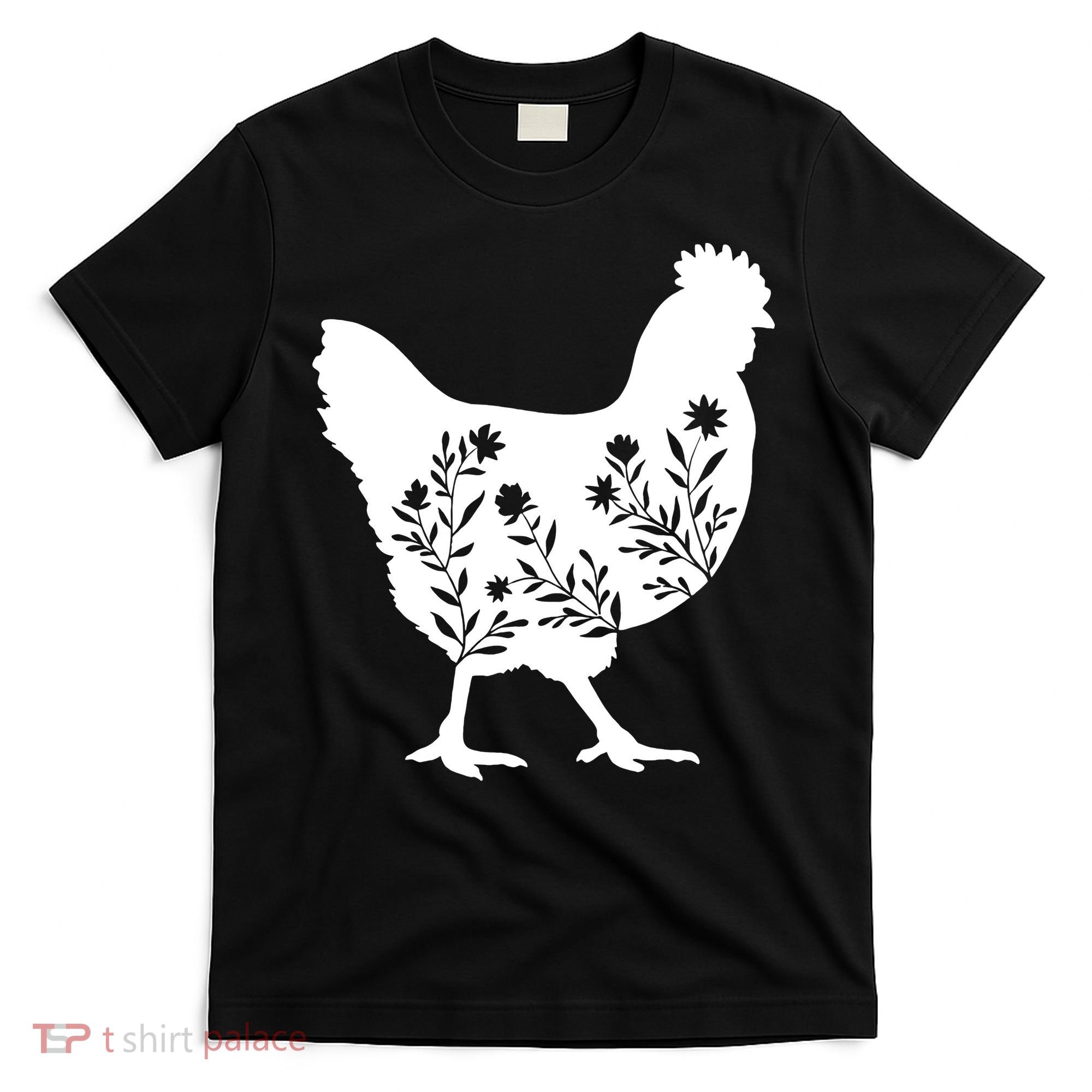 Mama Chicken Floral Mom Lover Mother Grandma T-Shirt