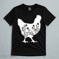 Mama Chicken Floral Mom Lover Mother Grandma T-Shirt thumb 5