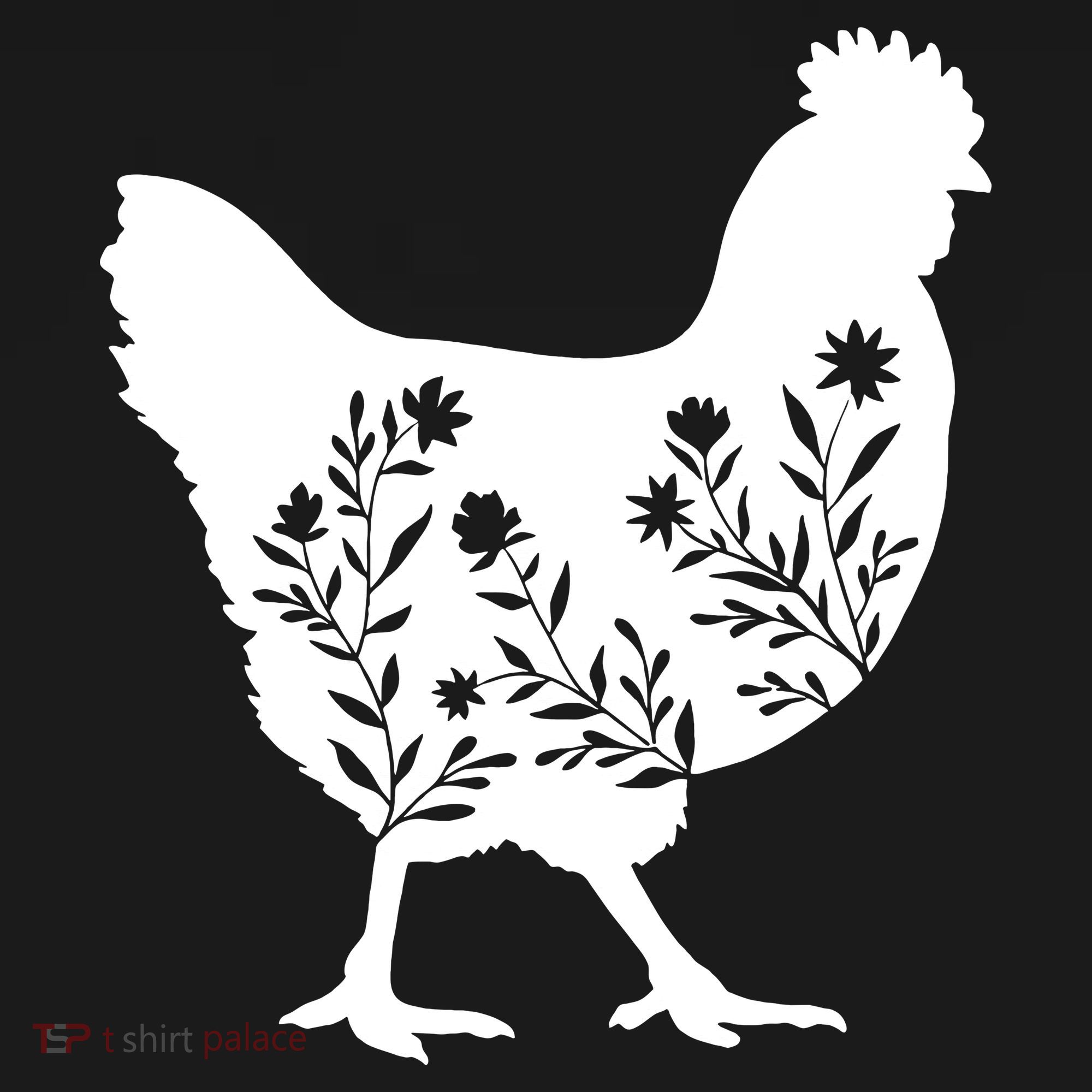 Mama Chicken Floral Mom Lover Mother Grandma Women's Hoodie